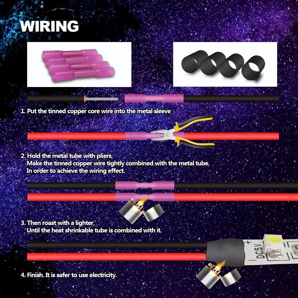 30m 20AWG Cable de Extensión Cable de Alambre Cobre Estañado Calibre 2x0.5mm² 20 Cable de Conexión de 2 Cables Eléctrico 12V / 24V DC para Tiras de LED Color Unico 3528 5050 2835