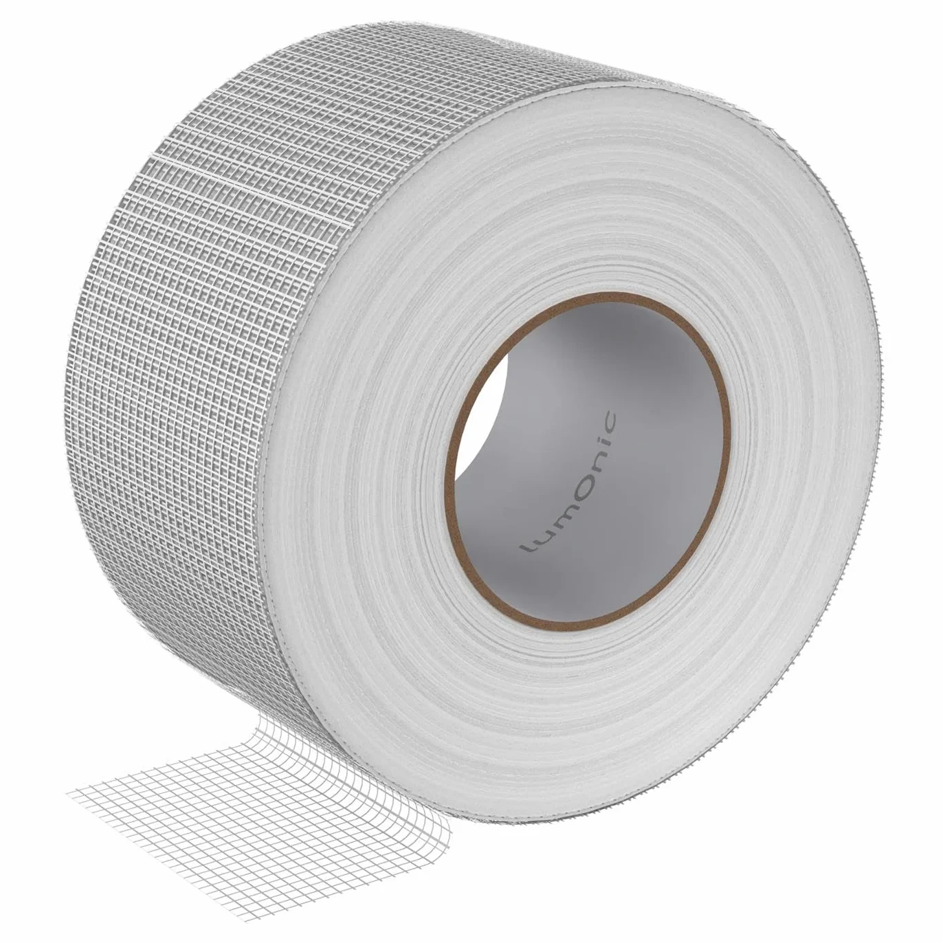 Lumonic 90m Cinta de juntas para tabiquería seca y Rigips Autoadhesiva I Cinta de tejido de 100mm de ancho de fibra de vidrio I Cinta de malla cinta para grietas o esquinas