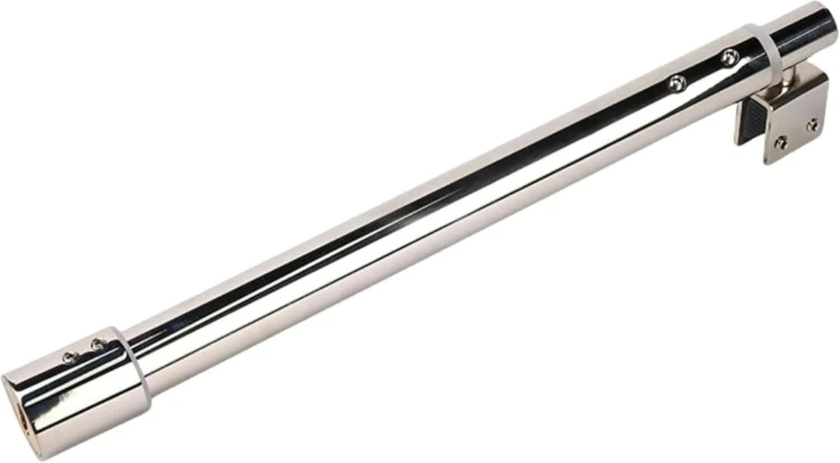Barra de Soporte para mampara de Ducha de Acero Inoxidable, Ajustable 600 mm a 800 mm, 19 mm, Compatible con Cristal de 8 mm a 12 mm, Brazo Soporte mampara