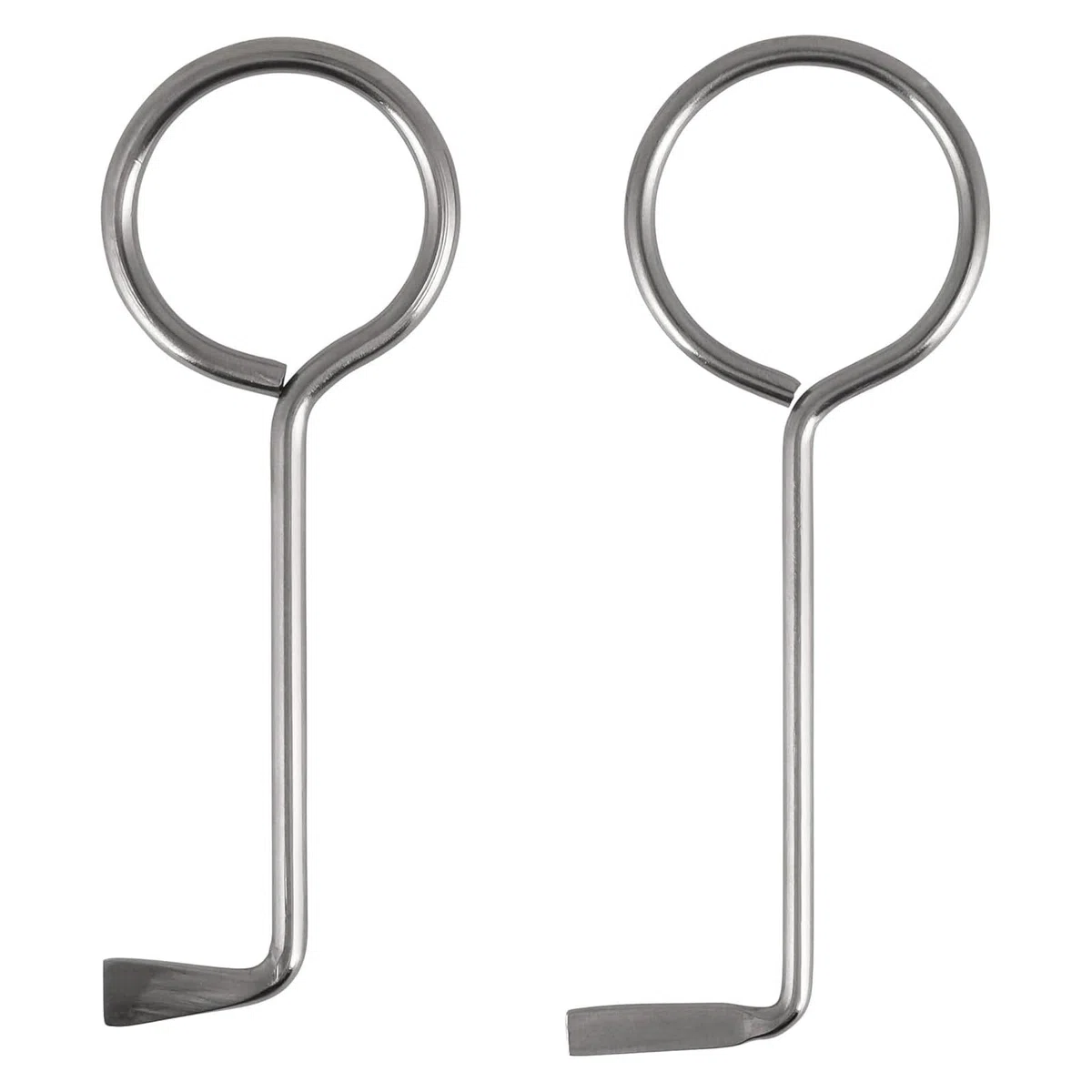 Juego de 2 llaves, llaves de ranura universales profesionales de acero inoxidable, abre casi todas las puertas, herramientas de apertura para puertas de habitación y cerraduras, cerrajería