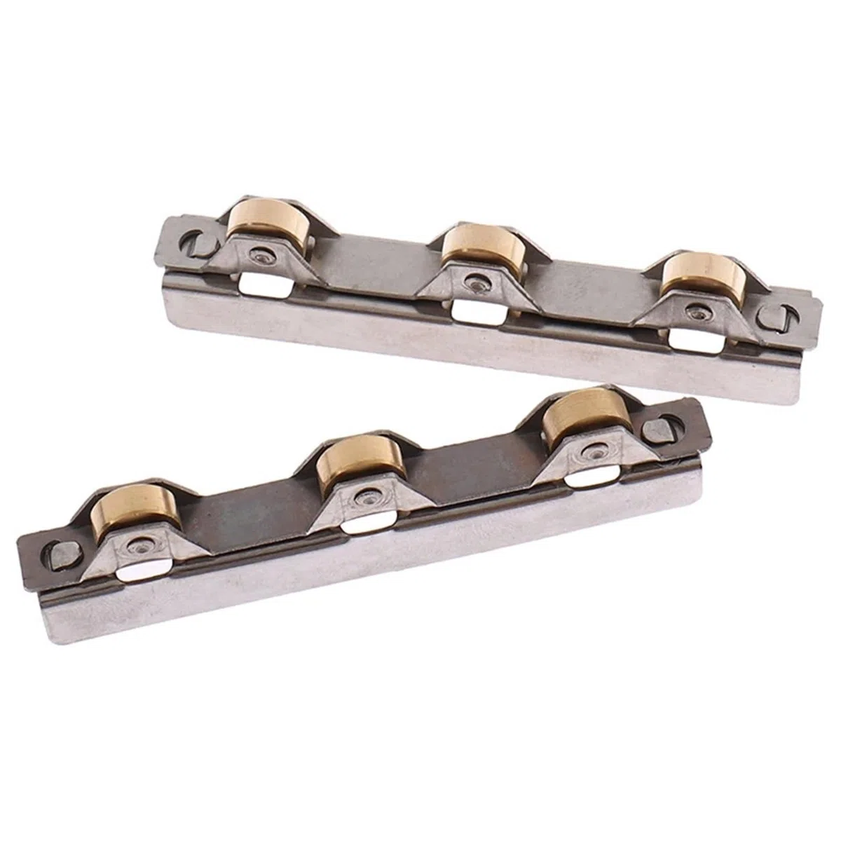 Abrazadera de Rodillo for Puerta corrediza de Vidrio de 8/10 mm, Rodillos de polea de Rueda de Acero Inoxidable for Puerta de baño, Armario de Tienda(10mm)