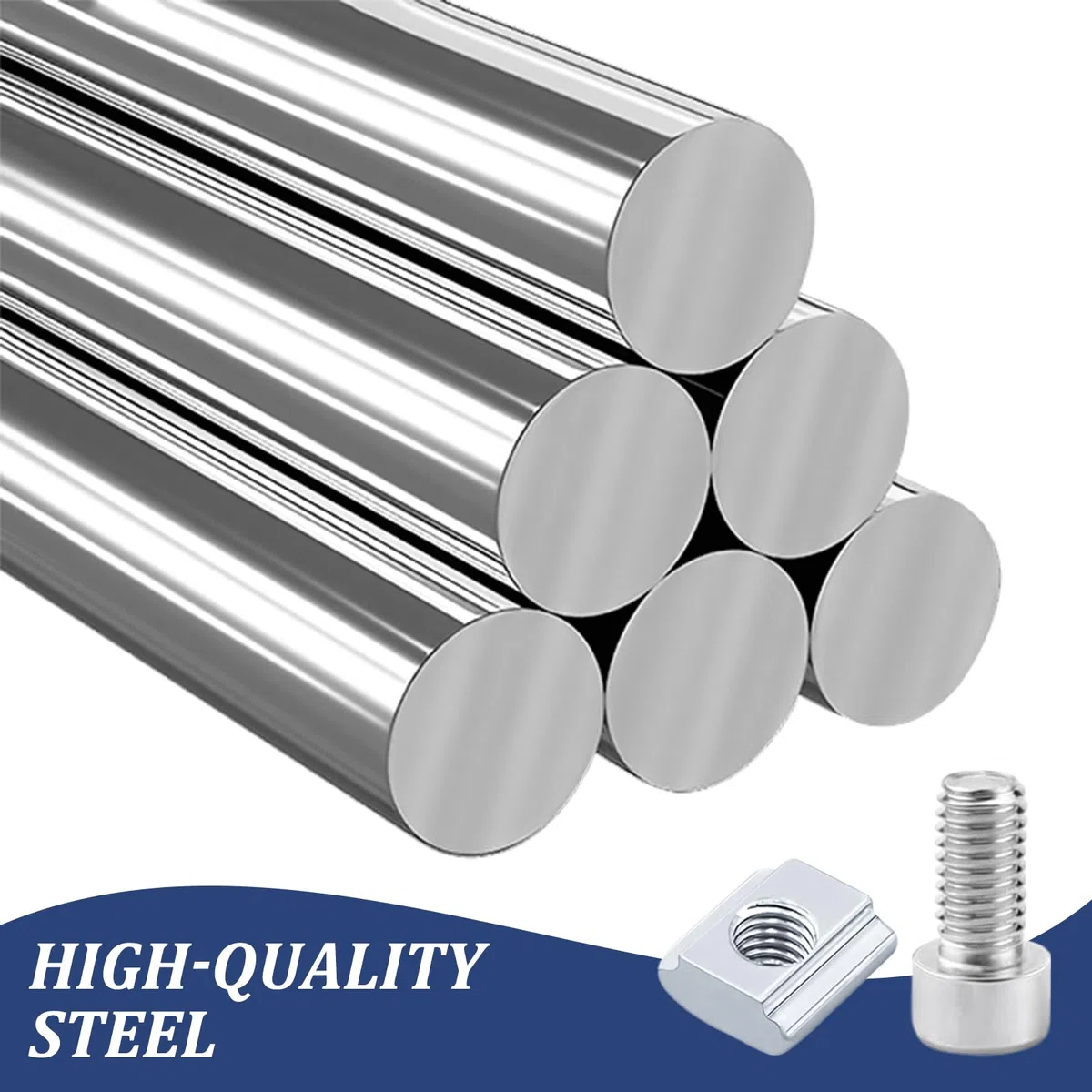 Zimoer 200 Piezas Tuercas Deslizantes y Tornillos, M5 Tuercas de T-Ranura, T Tuerca de Acero Carbono, Tuerca de Martillo Ranura en T para Ranura de Extrusión Perfil Aluminio Estándar de Serie 2020