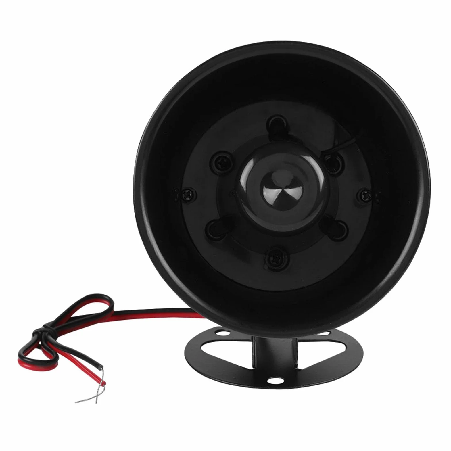 Sirena 120Db 12V Altavoz Alarma Exterior 115Db DC 12V Alambre Bocina Fuerte Alarma Sirena Electrónica de Coche para Seguridad Al Aire Libre