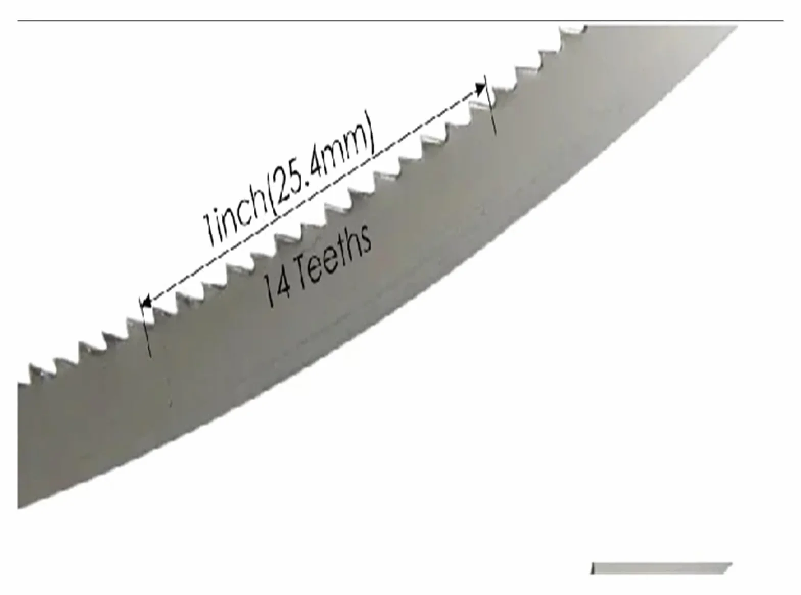 3 hojas de sierra de cinta de 1085 mm, 6 mm, 0,36 mm, 14 dientes por pulgada, for cortar madera y contrachapado.