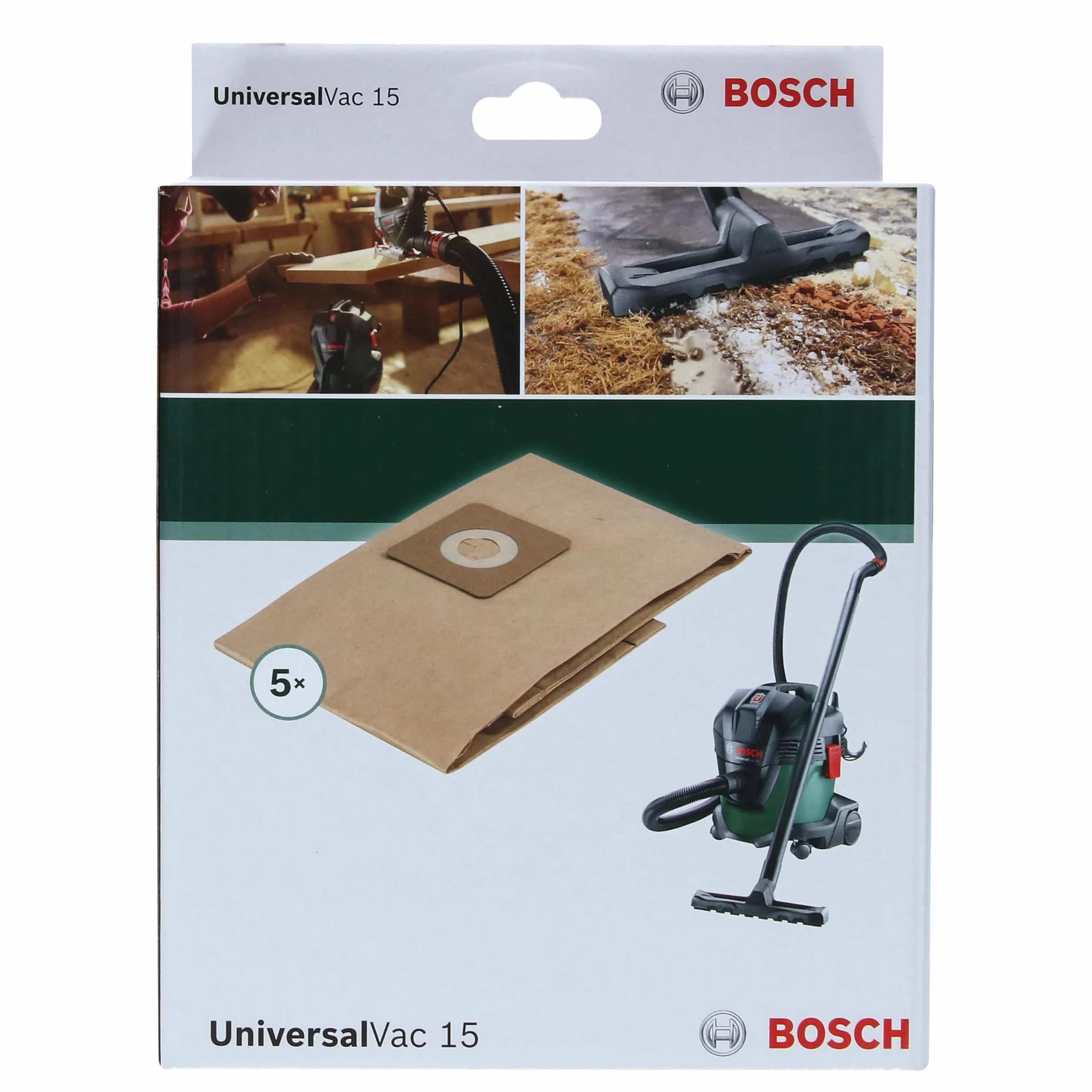 Bosch 2609256F32 Bolsa de Papel para Aspirador 0 W, 0 V, Set de 0 Piezas