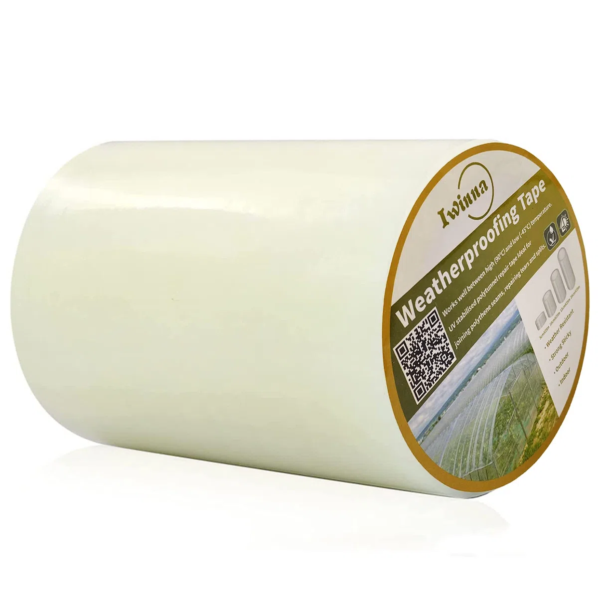 Cinta de Reparación para Invernadero, de Alta Resistencia, Duradera, Resistente al Agua, Antienvejecimiento, Transparente, se Utiliza para Reparación de Daños de Invernadero 25m x 150 mm