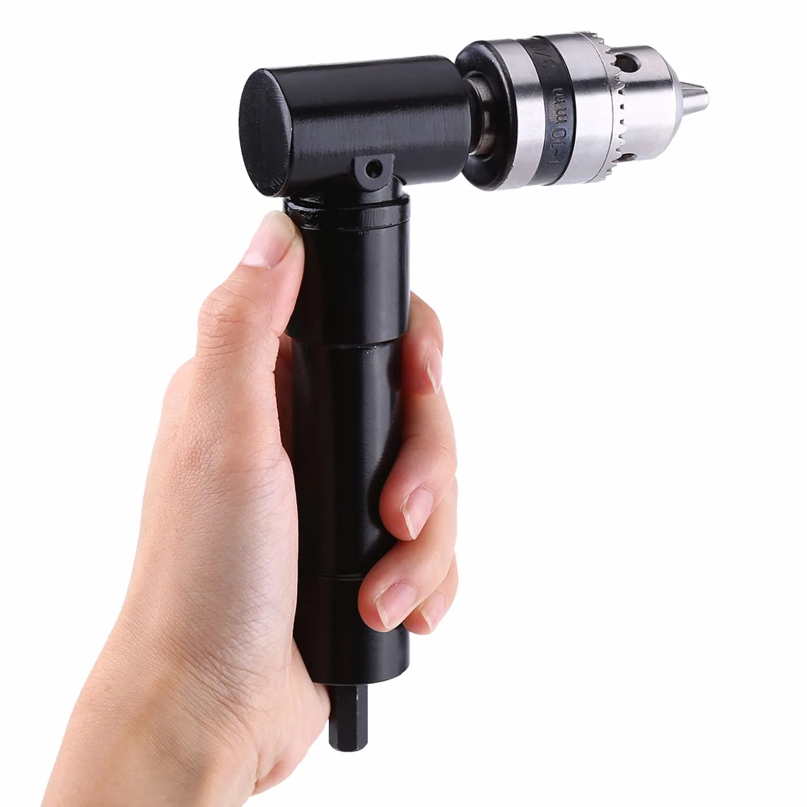 Adaptador de Ángulo Recto, Herramienta de Extensión de Accesorio de Taladro de 90 Grados con Eje de 8 mm, para Espacios Reducidos, Áreas Compactas, Compatible con Taladros Eléctricos