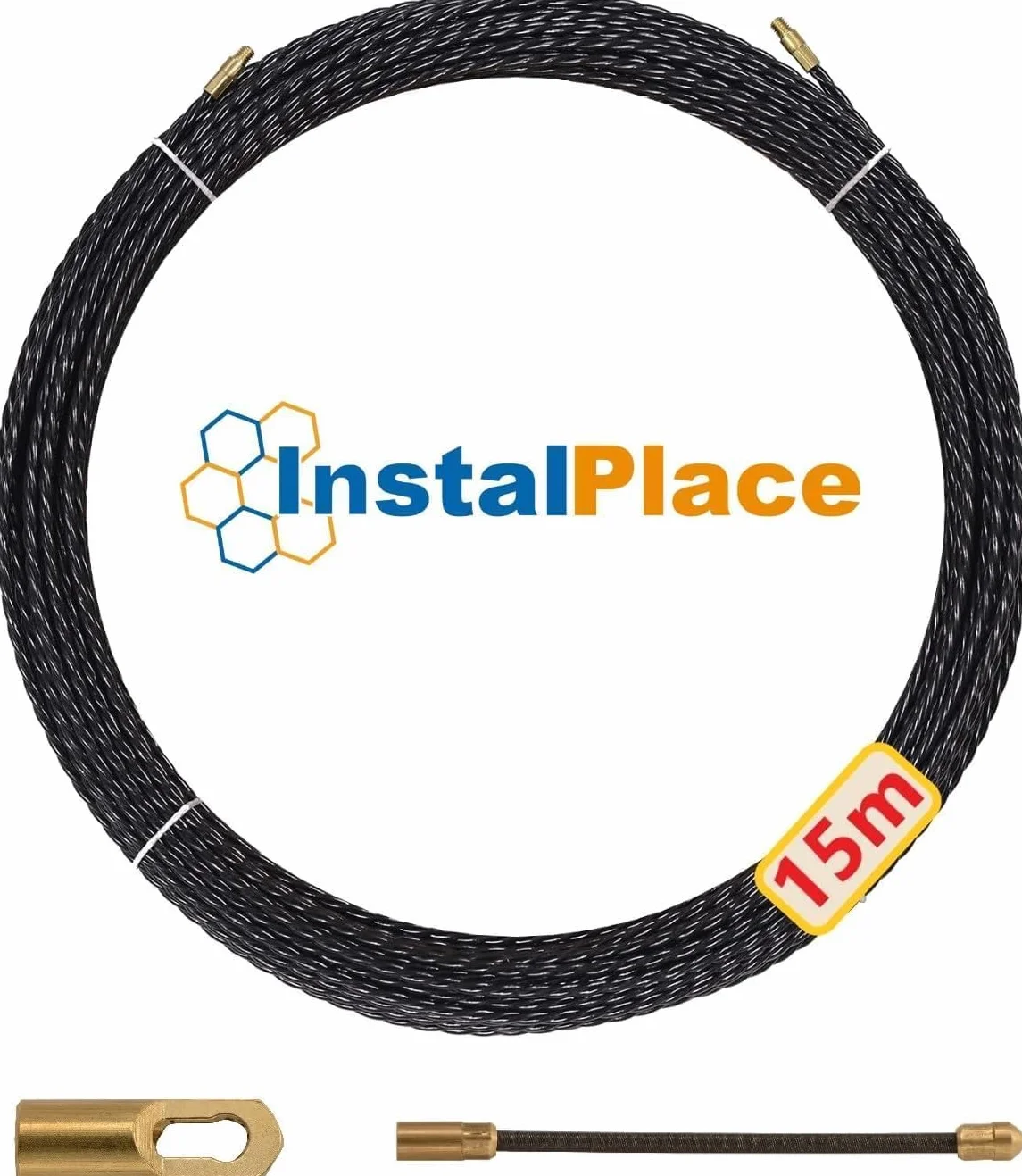 Pasacables | Terminales Intercambiables con Accesorios | Triple Trenzada | Diámetro 4mm | 15m