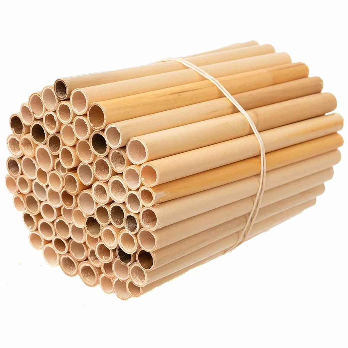 Super idea Reet para la construcción de hoteles de insectos 100 unidades. 20 cm de longitud, impermeable, interior liso, cortes de juncos, tubos listos, material de relleno para hotel de insectos,
