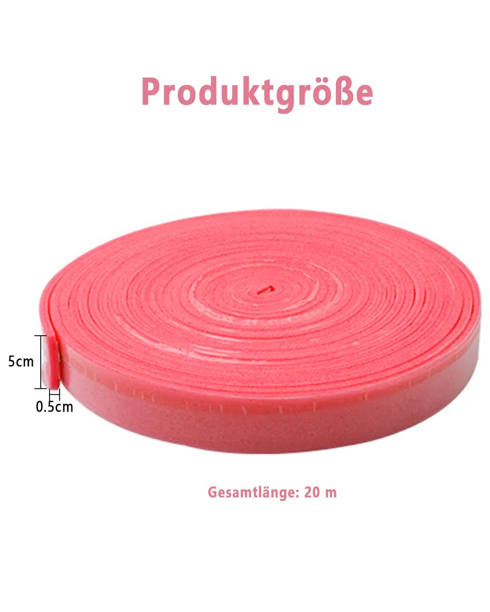 Tiras aislantes para bordes autoadhesivos: juntas de dilatación aislantes 50 mm x 5 mm x 20 m para calefacción por suelo radiante