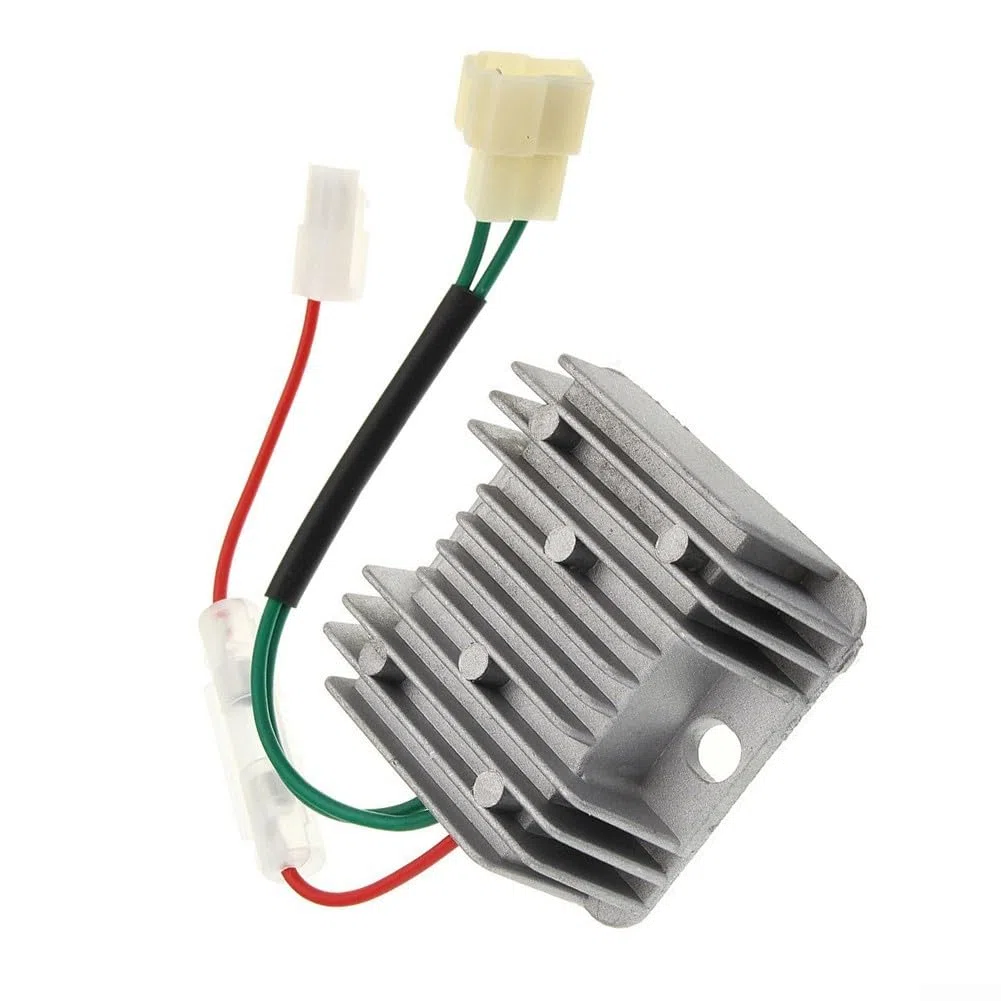 Regulador de voltaje AVR de 12 V CC para generadores 178/186 KDE3500 5000 6500 6700, estabilizador de potencia del motor con rectificador, carcasa de aluminio para equipos agrícolas