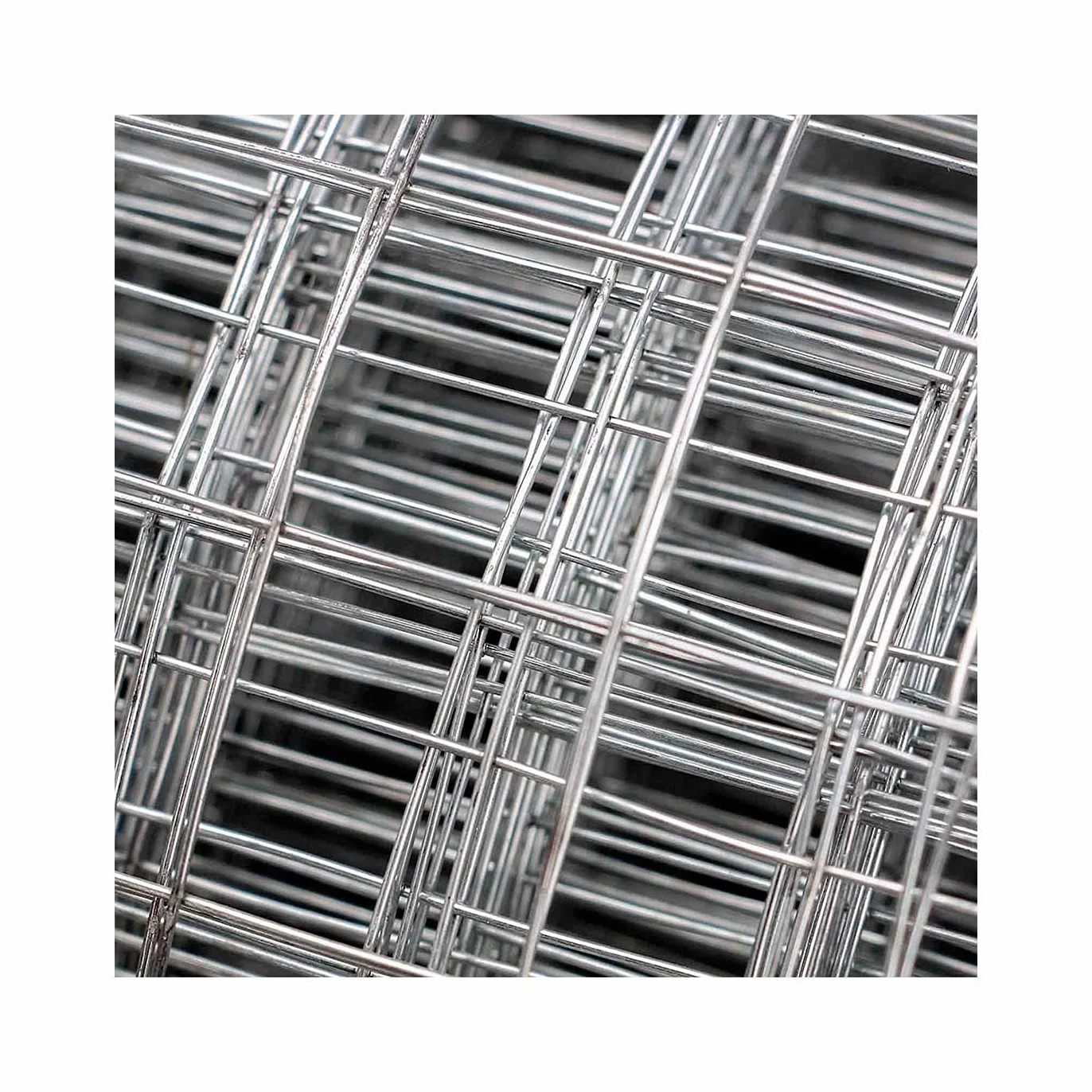 Acan Tradineur Rollo de Malla Metálica Galvanizado Cuadrada 1,5 x 3 m Alta Resistencia Cercado