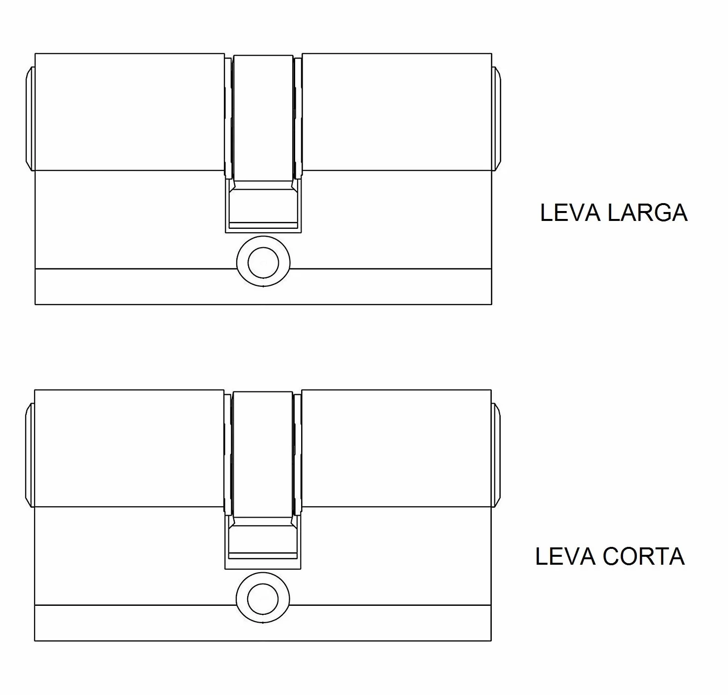 TESA T6553035L: Cilindro europeo T60, 30 x 35 mm, acabado latonado, compatible con cerraduras de perfil europeo, uso residencial y comercial, instalación sencilla, sustitución y obra nueva