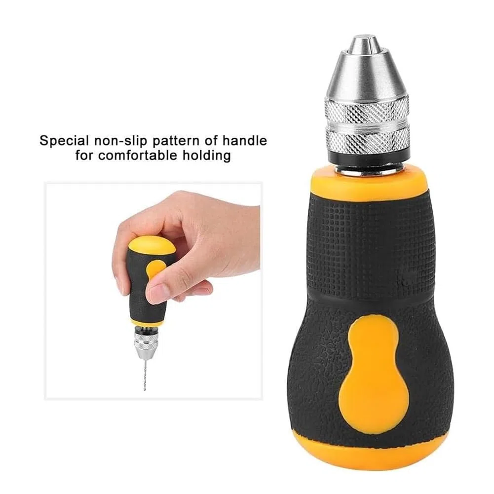 Taladro Manual Mini Taladro de Mano Conjunto De Herramientas Portátiles, Taladro De Mano Pequeño, Taladro De Mano Para Trabajo De Madera Modelo