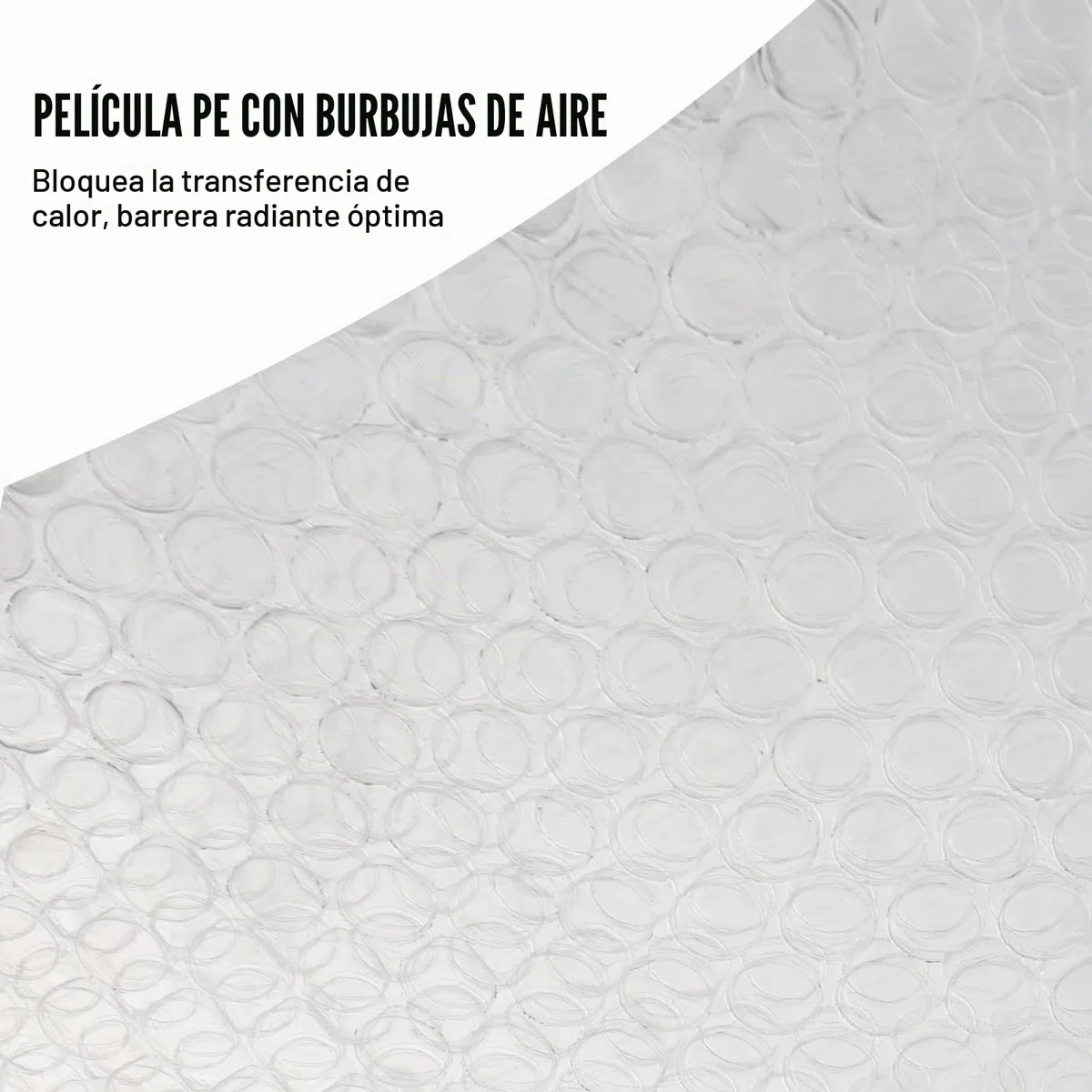 VEVOR Aislamiento Térmico Reflectante Doble 3 x 1,22 m Rollo de Aislamiento de Barrera Radiante de Burbujas de Aire Espesor de 3,2 mm Papel de Aluminio de Doble Cara para Ventana, Techo de RV
