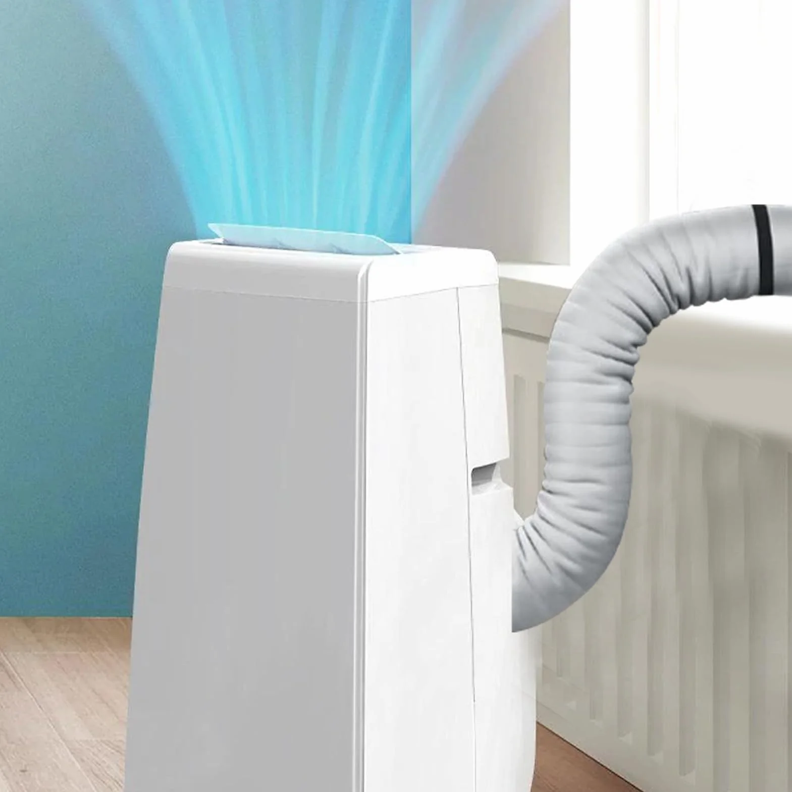 Cubierta Aislante Para Manguera De Aire Acondicionado Portátil, Para Mangueras De Escape De 5" Y 5.9" De Diámetro, Con 3 Hebillas Ajustables, Fácil De Instalar