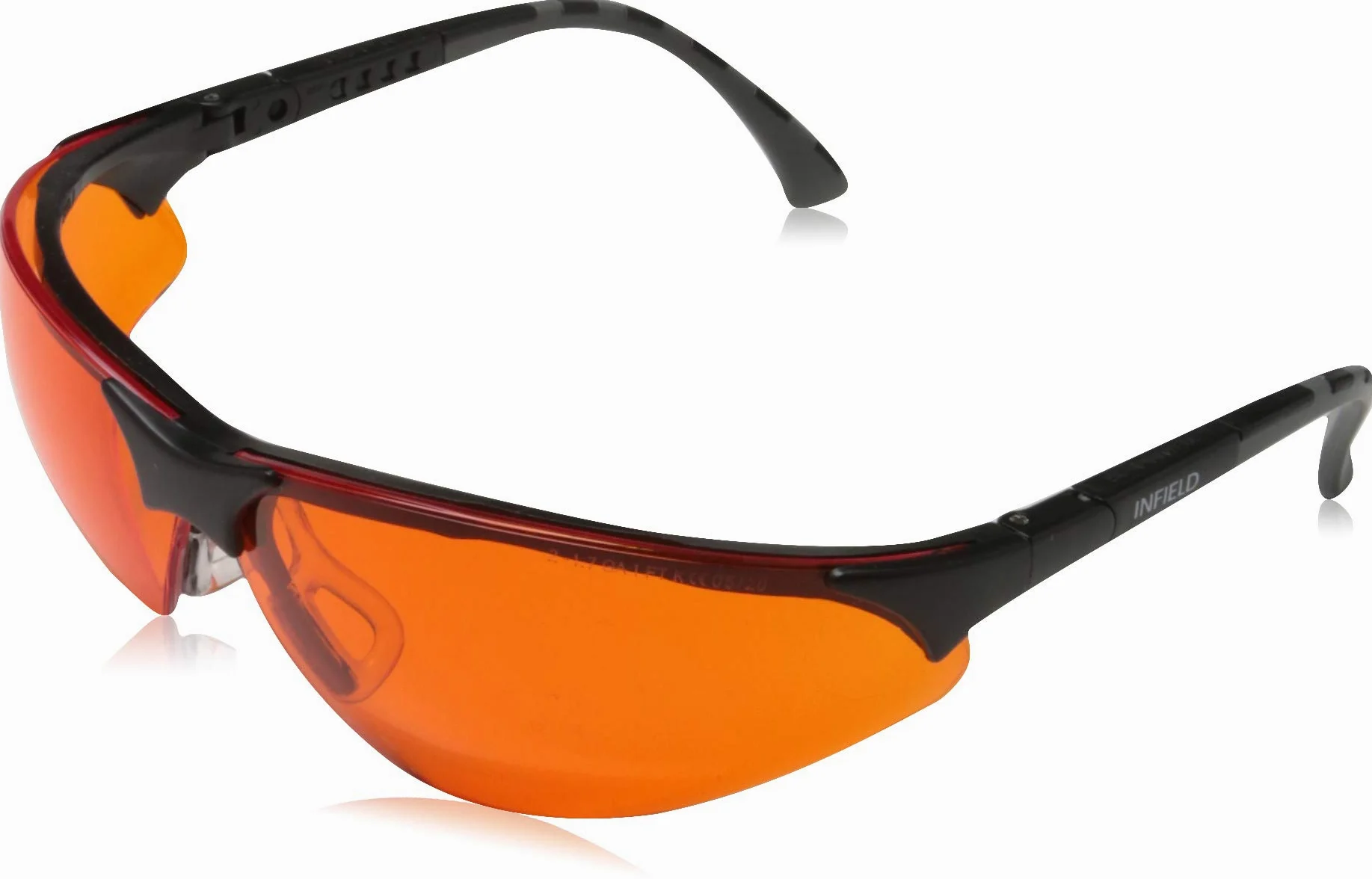 Infield Terminator - Gafas protectoras, UV 400, color naranja