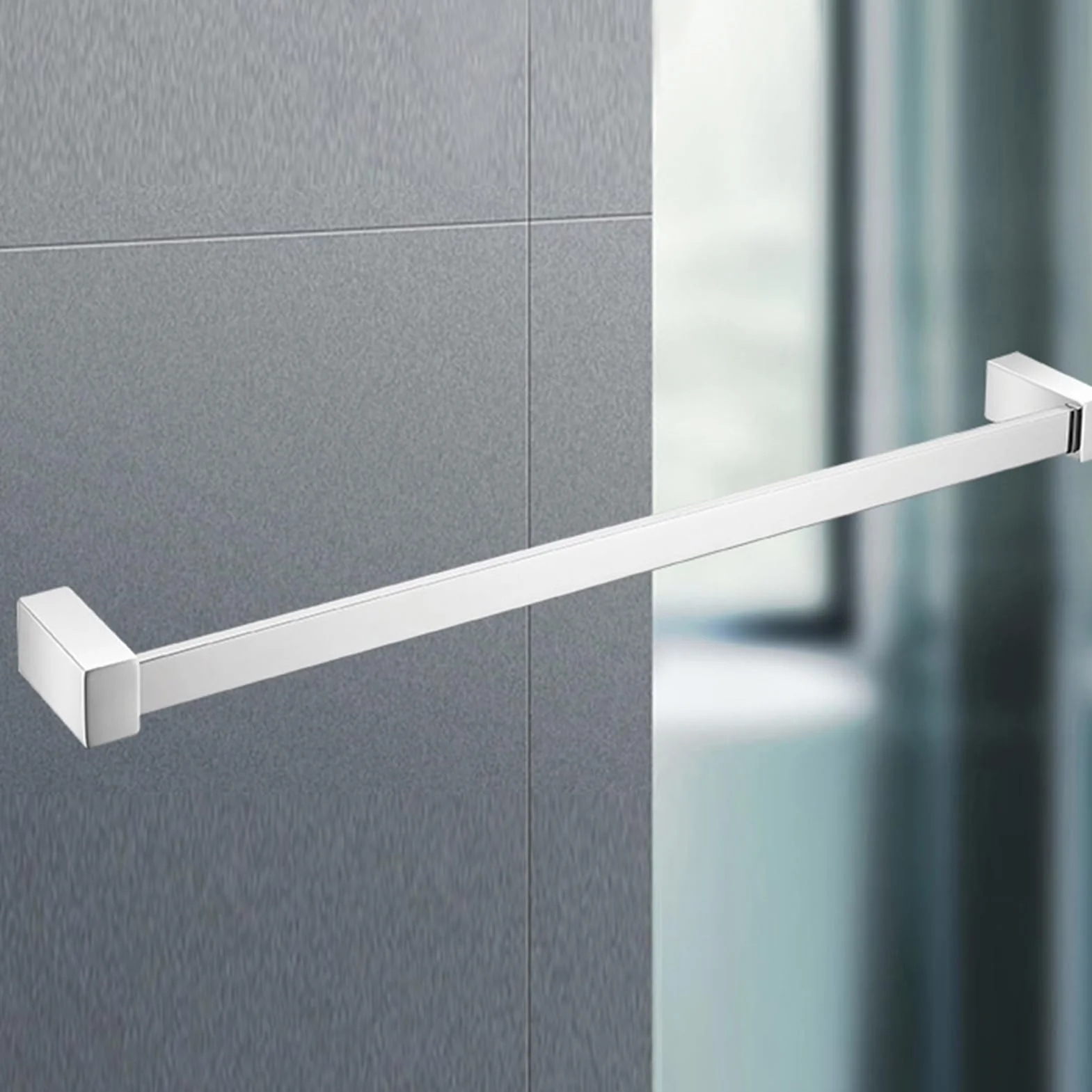 Toallero de cocina acero inoxidable colgar sin taladrar para puerta armario baño blanco