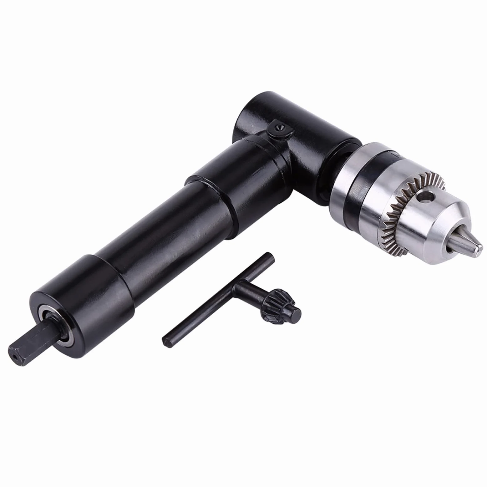 Adaptador de Ángulo Recto, Herramienta de Extensión de Accesorio de Taladro de 90 Grados con Eje de 8 mm, para Espacios Reducidos, Áreas Compactas, Compatible con Taladros Eléctricos