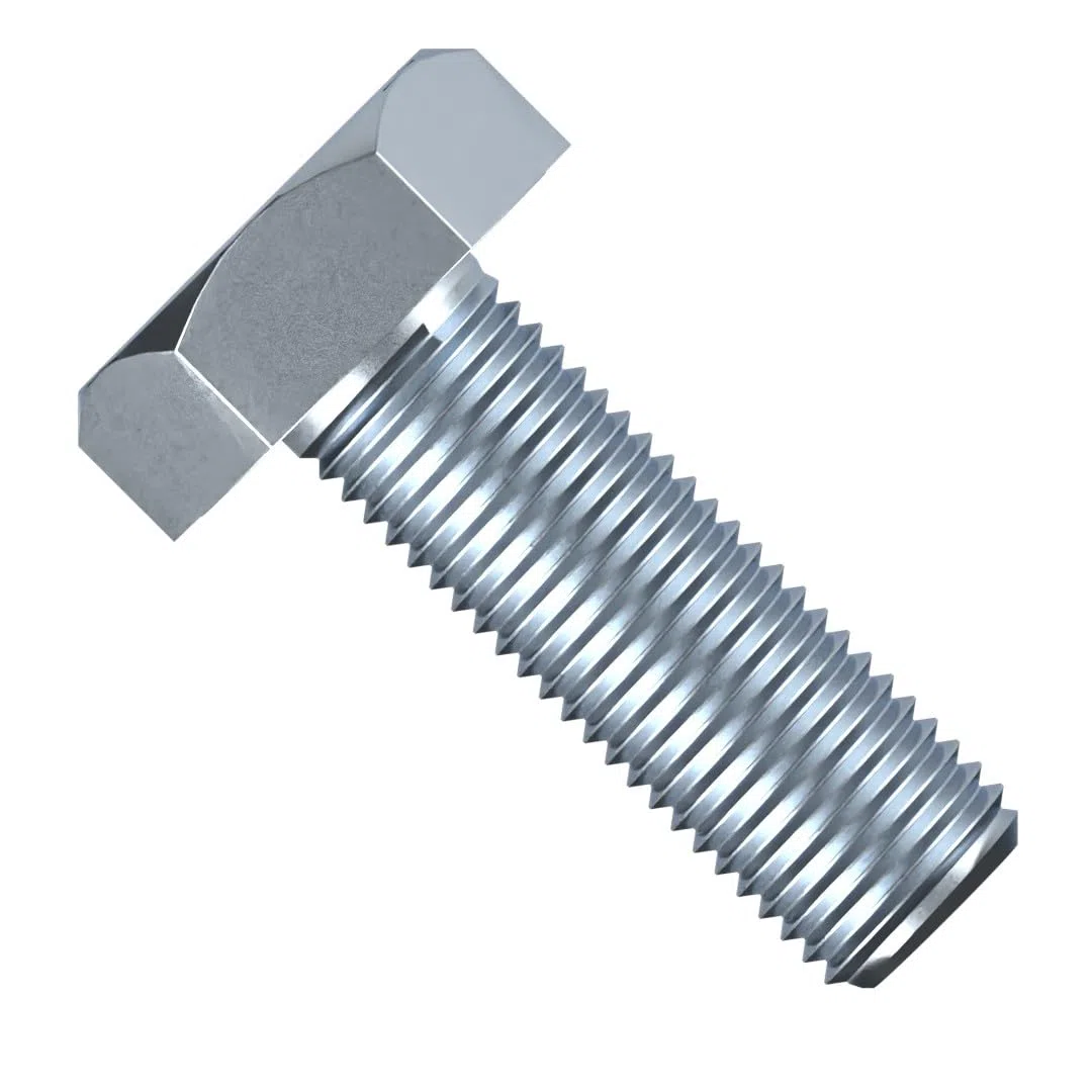 Tornillos de cabeza hexagonal M8 (8 mm x 100 mm), pernos hexagonales totalmente roscados, acero de alta resistencia, grado 8.8, zinc DIN 933 (paquete de 20)