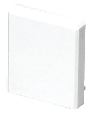 Tapa Final Canaleta 25x25 – PVC Resistente – Gestión De Cables – Montaje Sencillo – Apto Para Instalaciones Eléctricas – Blanco