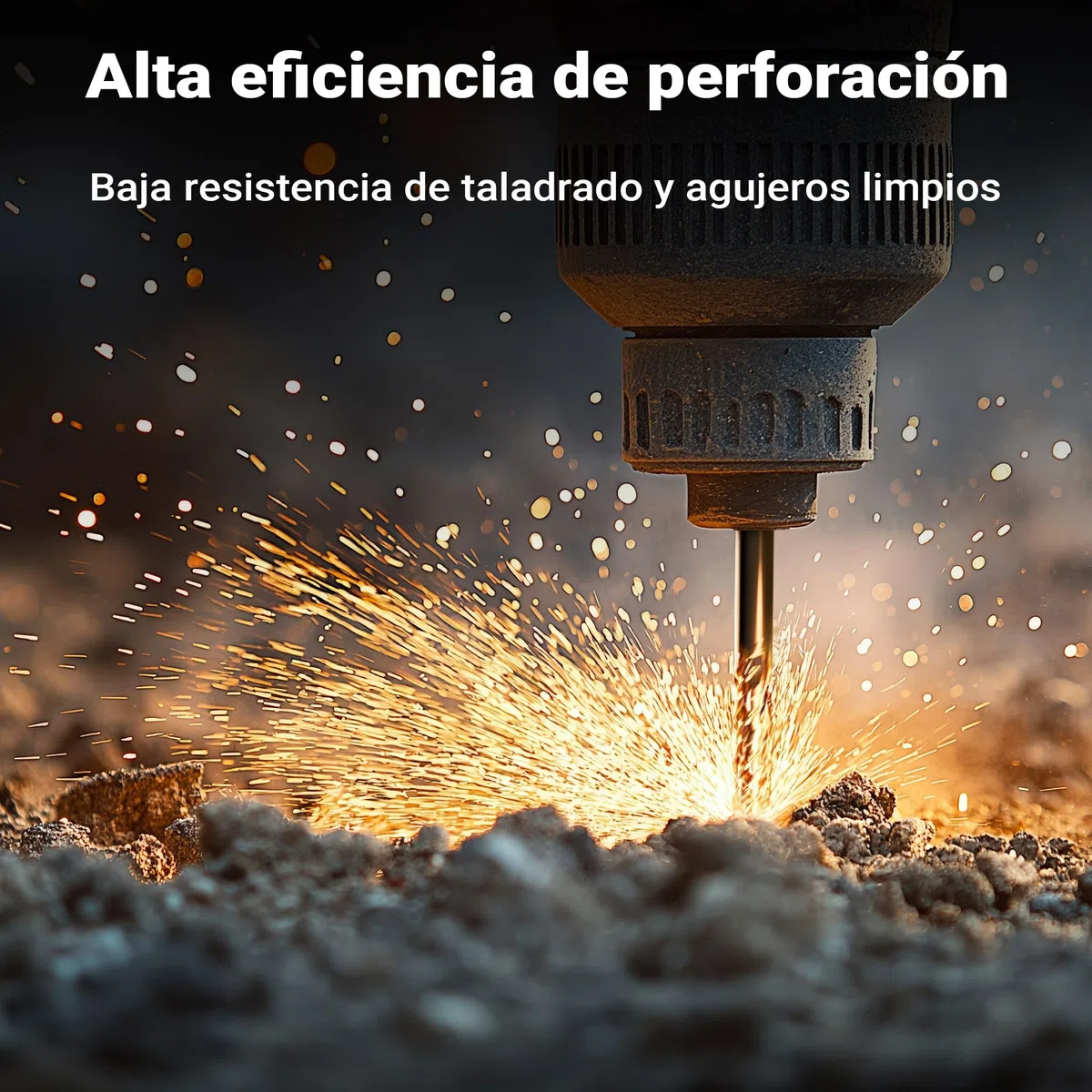 Set 3 brocas SDS 1000mm, profundidad de perforación 870mm Ø12/16/24mm brocas de avance para martillo