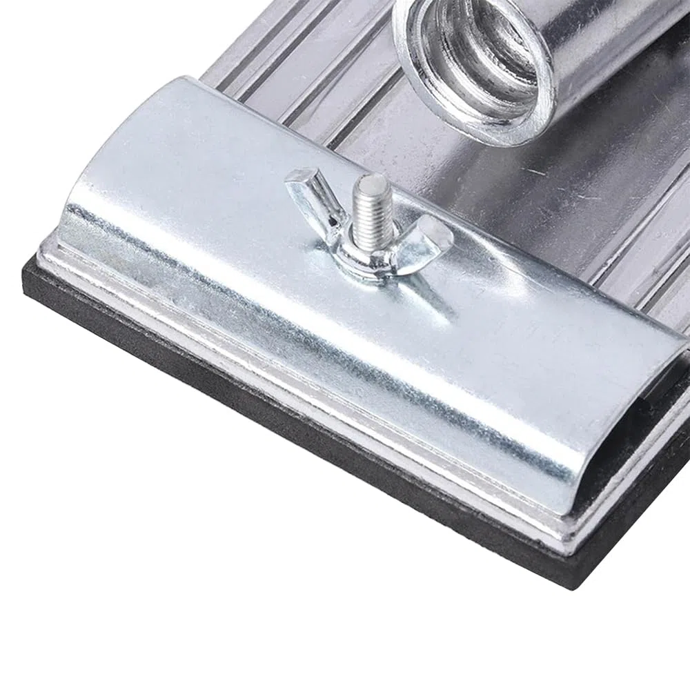 Soporte para lijadora, marco universal de papel de lija de rosca gruesa de aleación de aluminio, lijadora de techo de pared para paneles de yeso (rosca hembra)