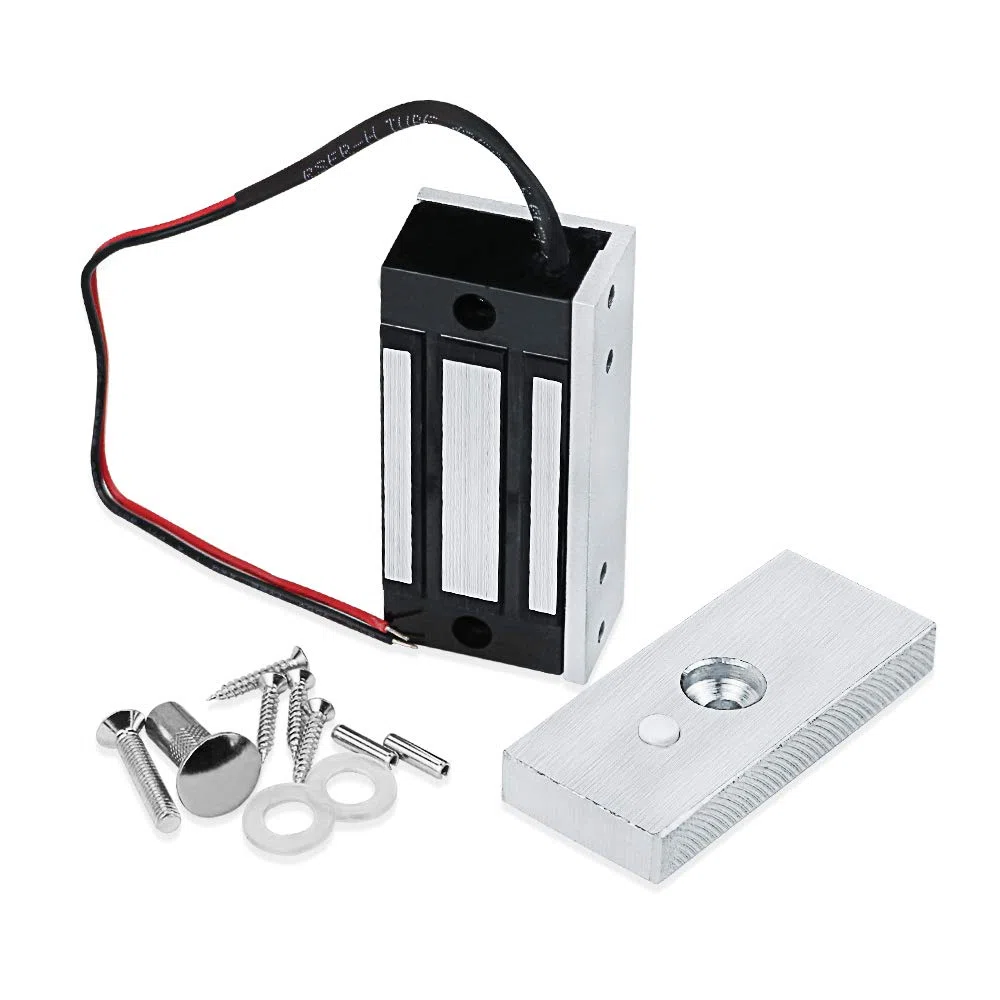 Cerradura electromagnética de control de acceso, cerradura magnética electrónica DC12V a prueba de fallos NC Mini cerradura de puerta pequeña para sistema de seguridad eléctrico