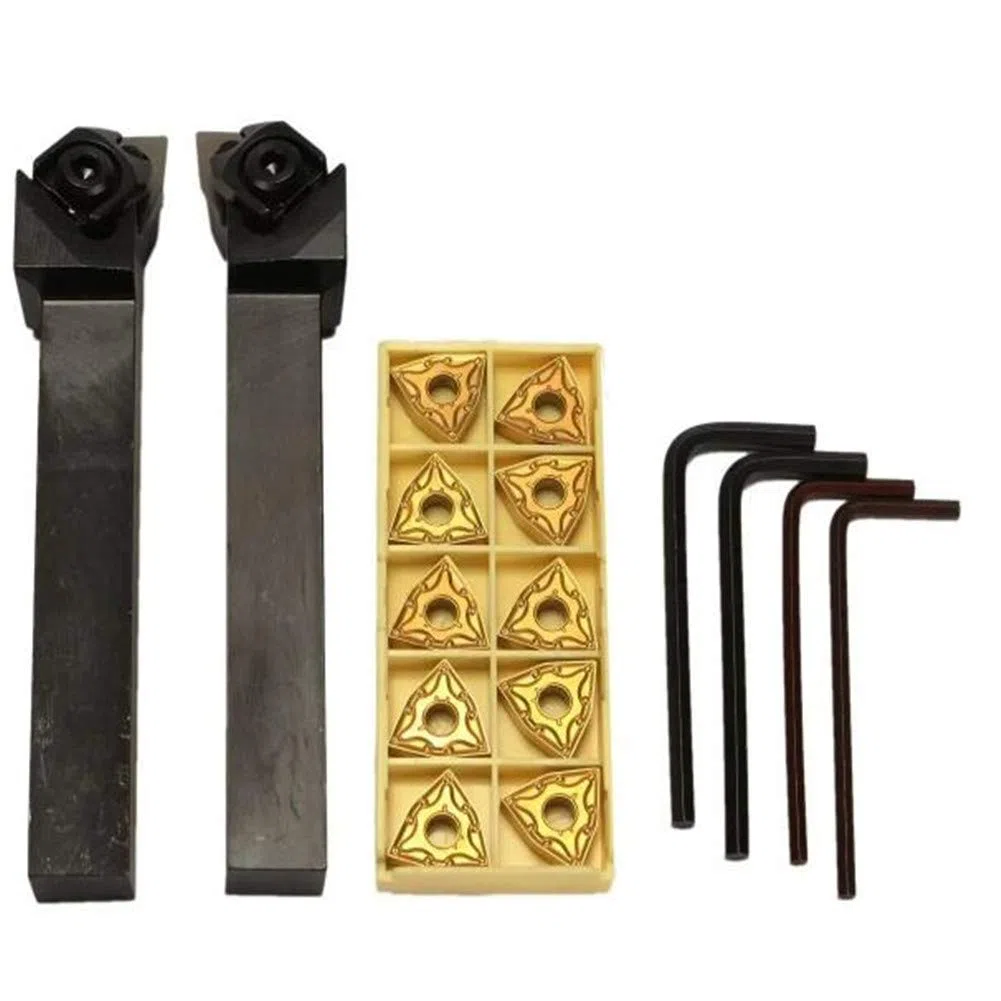 Wwlnr / L1616H / K08 Portaherramientas De Torneado De 16X100Mm Con 10 Piezas Wnmg080404 Insertos