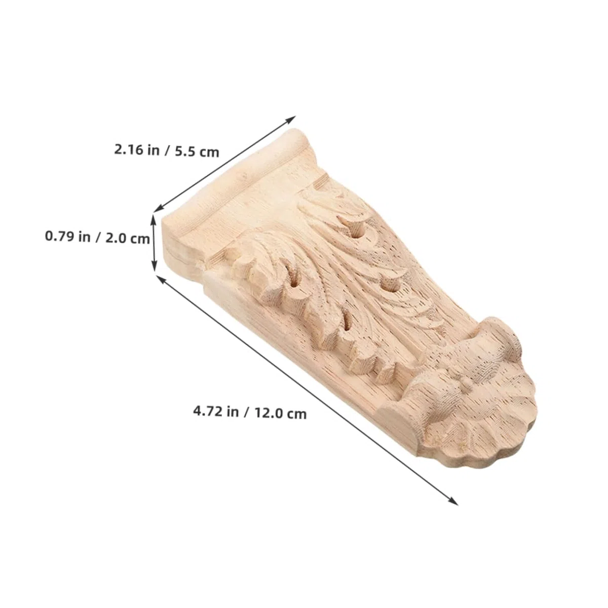 NUOBESTY 2 Piezas Ménsula De Capitel De Madera Tallada Decoración Europea Para Muebles Apliques De Madera Para Esquinas De Estantes Para Decoración Del Hogar