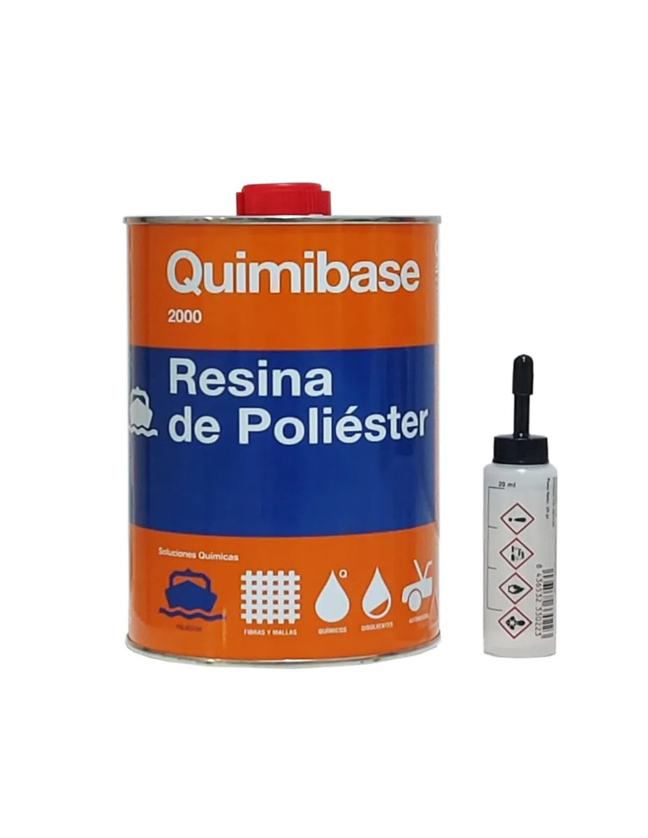 Resina Poliester 1 kg + Catalizador (1 kg)