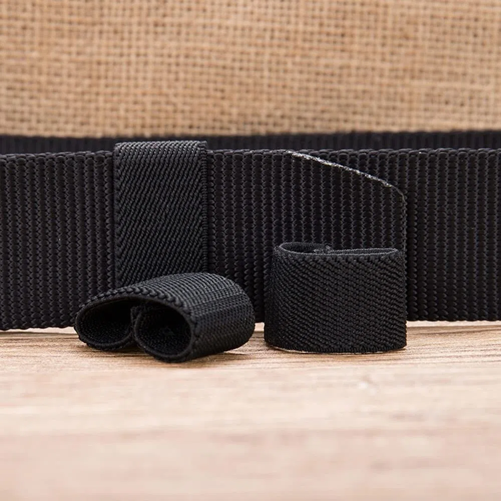 DONGKER 8 trabillas elásticas para cinturón, correas elásticas para cinturones de 1 pulgada de ancho, Marrón