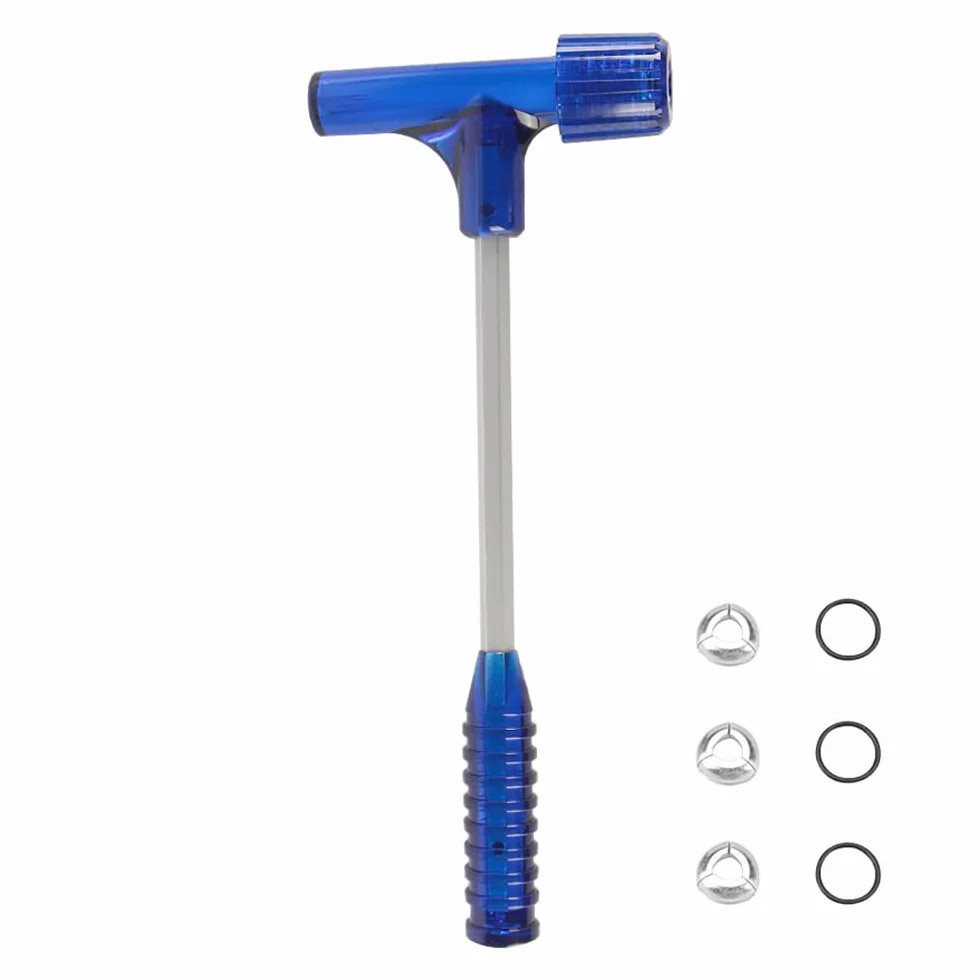 Martillo Extractor con Tres Juegos de Herramientas manuales de Seguridad para reparación Profesional y Multifuncional para Taller Azul