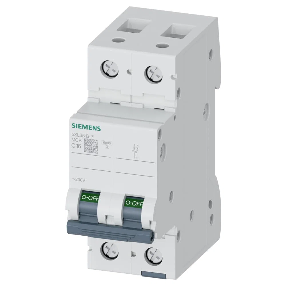 5SL65167 Interruptor automático magnetotérmico 1P+N 16A Curva C 6kA 230V
