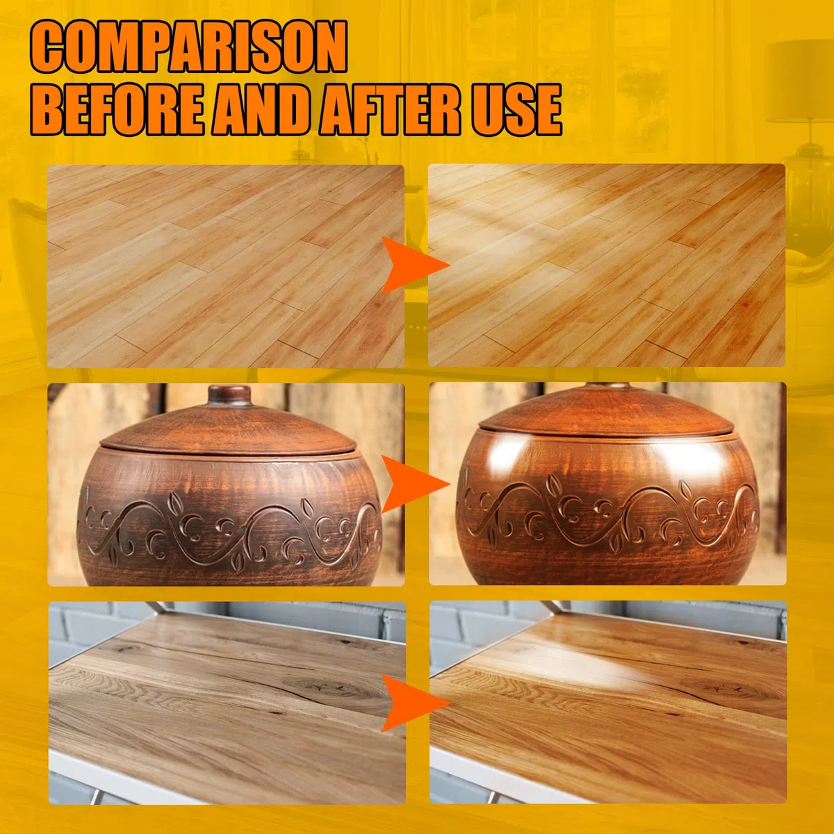 Cera de abeja totalmente natural para el cuidado y pulido de muebles para impermeabilizar, mejorar y proteger suelos de madera dura, 80 g de cera de abeja