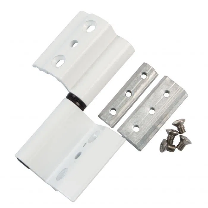 Amig 22090 - Bisagra 40/20 aluminio blanco izda