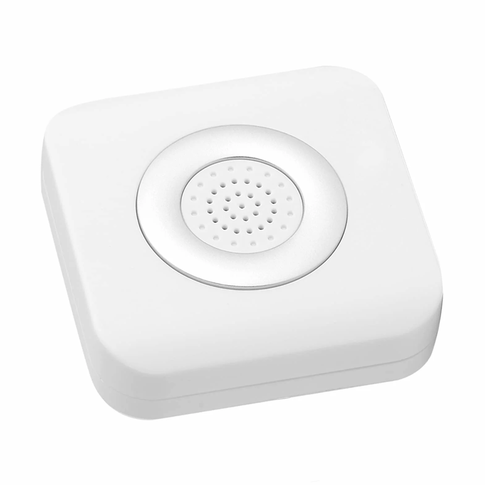 Timbre de Puerta Alámbrico 12V, Impermeable IP44, Plástico ABS, 8.6x8.6x2.5cm, Control de Acceso para Casa y Oficina