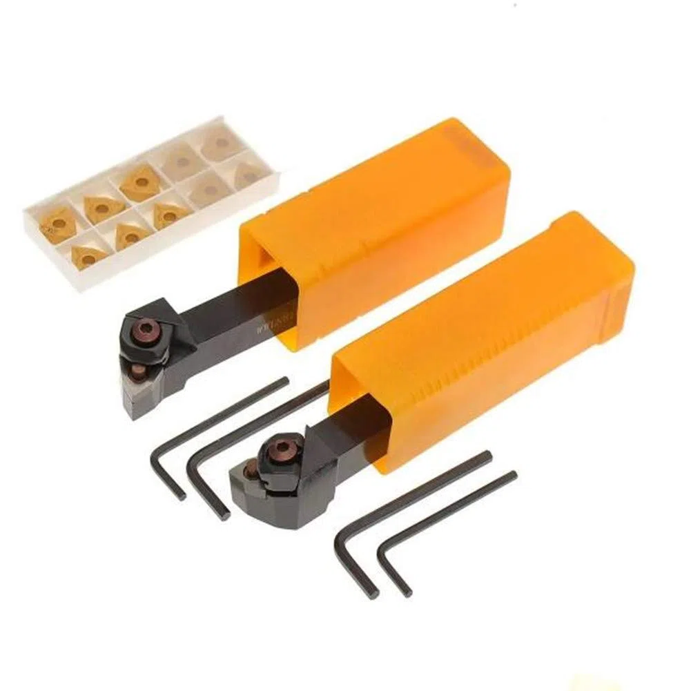 Wwlnr / L1616H / K08 Portaherramientas De Torneado De 16X100Mm Con 10 Piezas Wnmg080404 Insertos