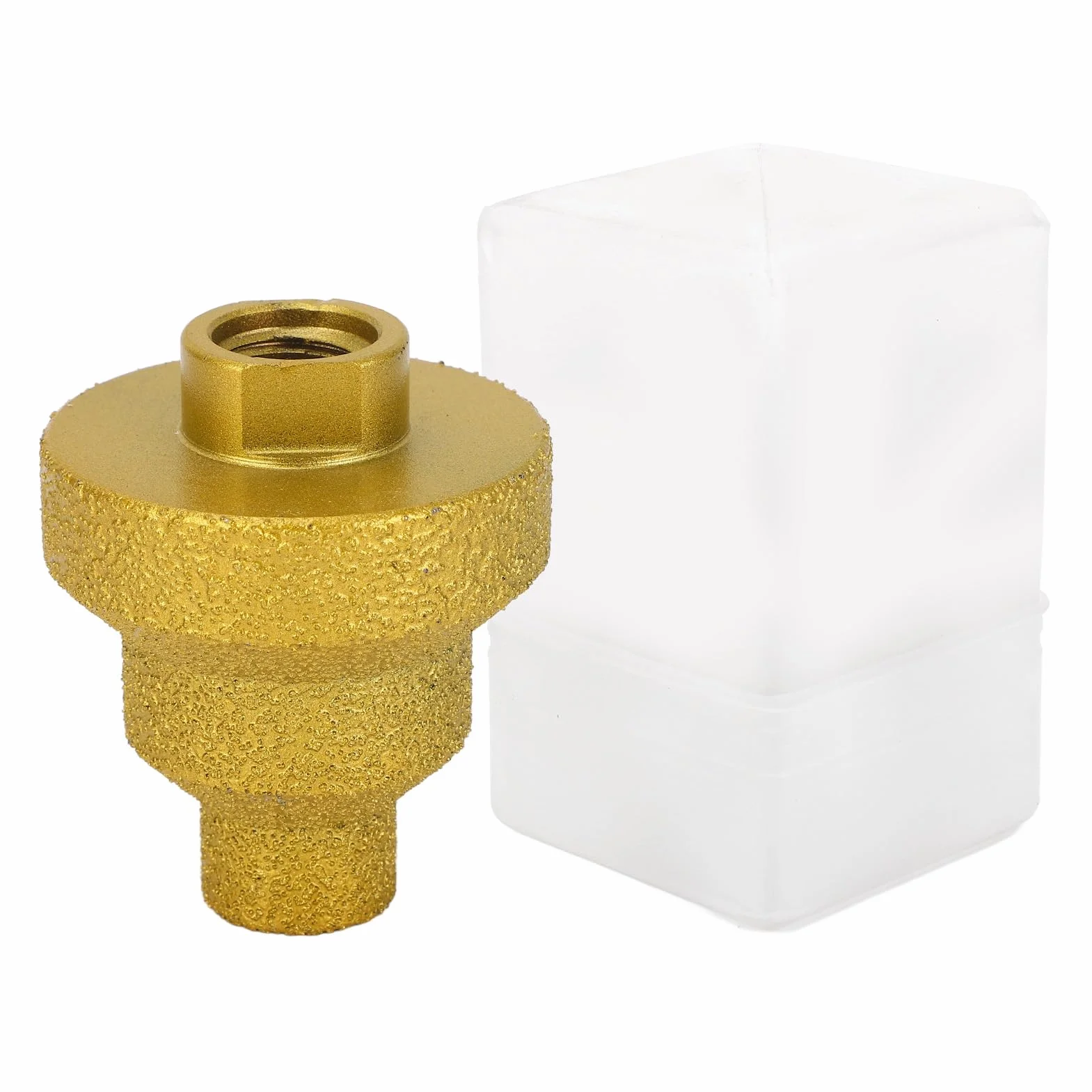 Broca Escalonada Multicapa 20-35-50mm, Vástago M14 para Hormigón/Mármol/Azulejos, Escariador Cónico Eficaz