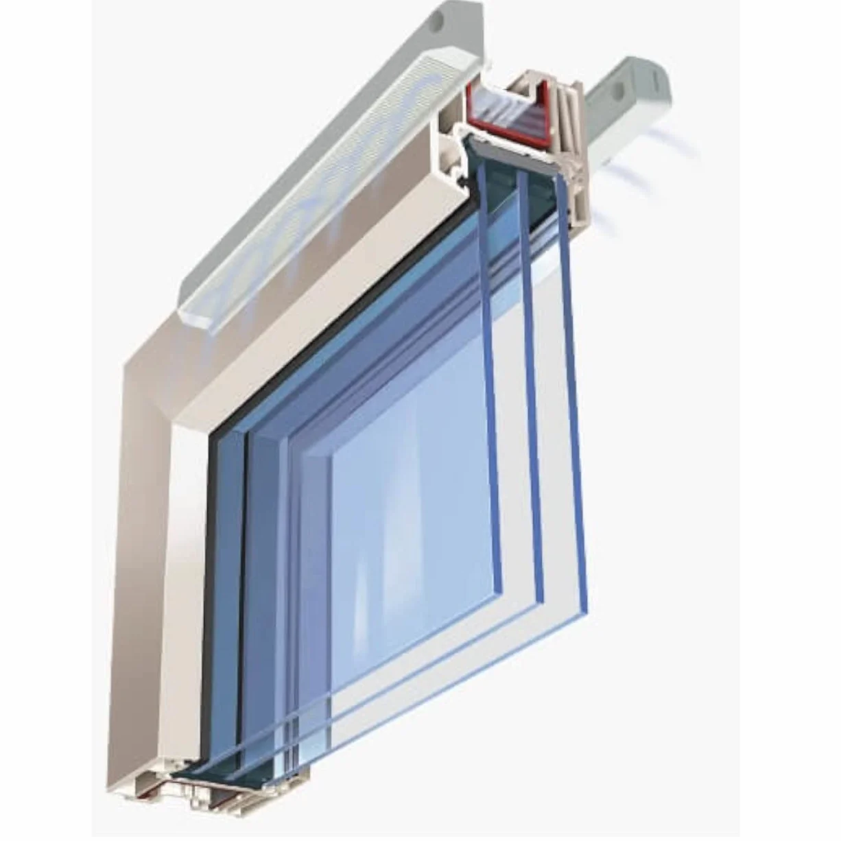 Vents P0 400 - Kit de ventilación para ventanas (sin ventilador, no requiere electricidad), fácil montaje en el marco con filtro, evita exceso de humedad y moho, 4