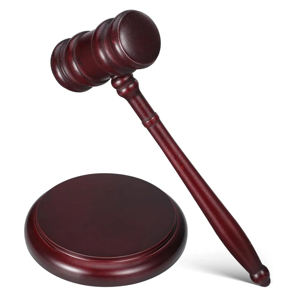 Subasta Martillo Conjunto, Mazo de Juez de Madera, Mazo de Juez de Madera, Mazo de Juez de Madera, Mazo de Juez de Madera con Base, para Reuniones de Subastas de Estudiantes, Abogados y Jueces