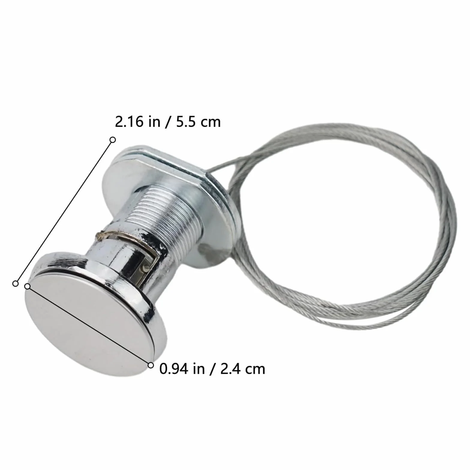 Kit de Bloqueo de Liberación de Emergencia Cerradura Universal para Puerta de Garaje con 2 Llaves de Desconexión Accesorios de Puerta