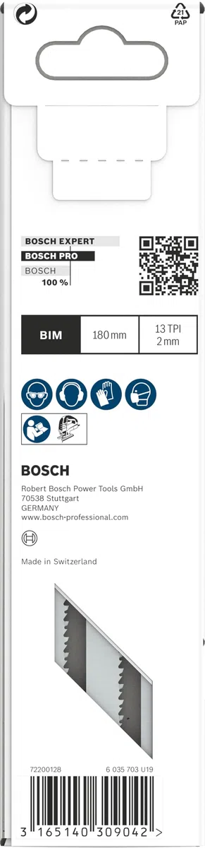 Bosch Hojas de sierra de calar, Gris, 120 mm