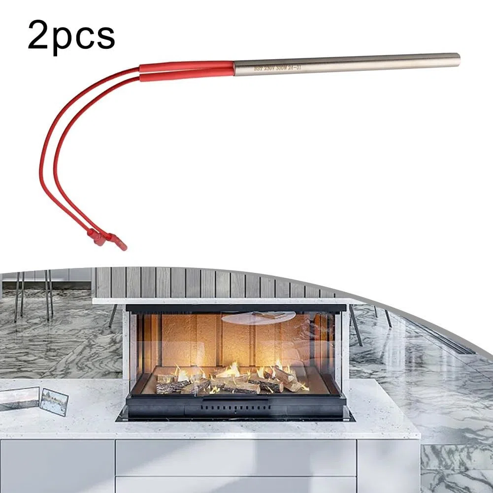 2 unids varilla de calefacción estufa de pellets Ignitor de madera Pellet Estufa Piezas Calentador Rod para pellets Pellets Pellet Estufa Reemplazo Kit de encendido brillante