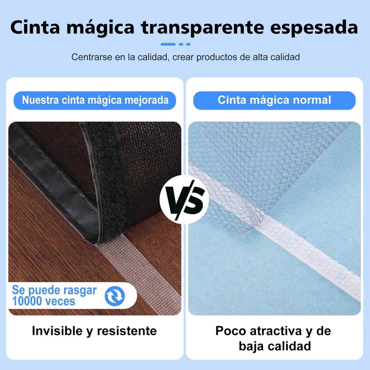 Mosquitera adhesiva con cremallera| 110x120 cm | Cierre de gancho y bucle translúcido| PP transpirable, reutilizable, reutilizable| Negro+múltiples tamaños