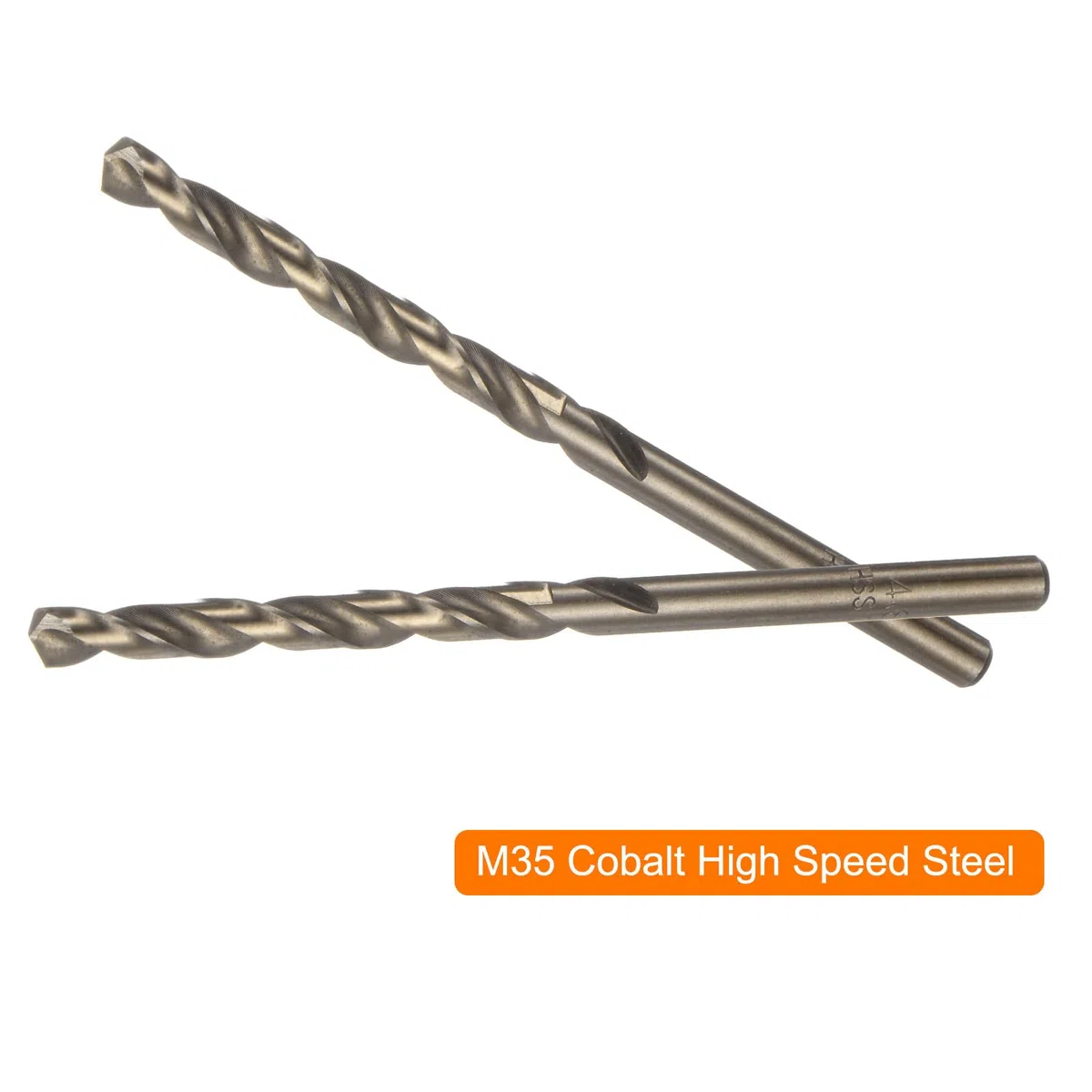 QUARKZMAN 10 Piezas Barrenas Helicoidales de Cobalto de 4.8 mm/0.189" de Acero de Alta Velocidad M35 HSS para Taladrar Acero Inoxidable Cobre Madera Plástico Otros Materiales Duros