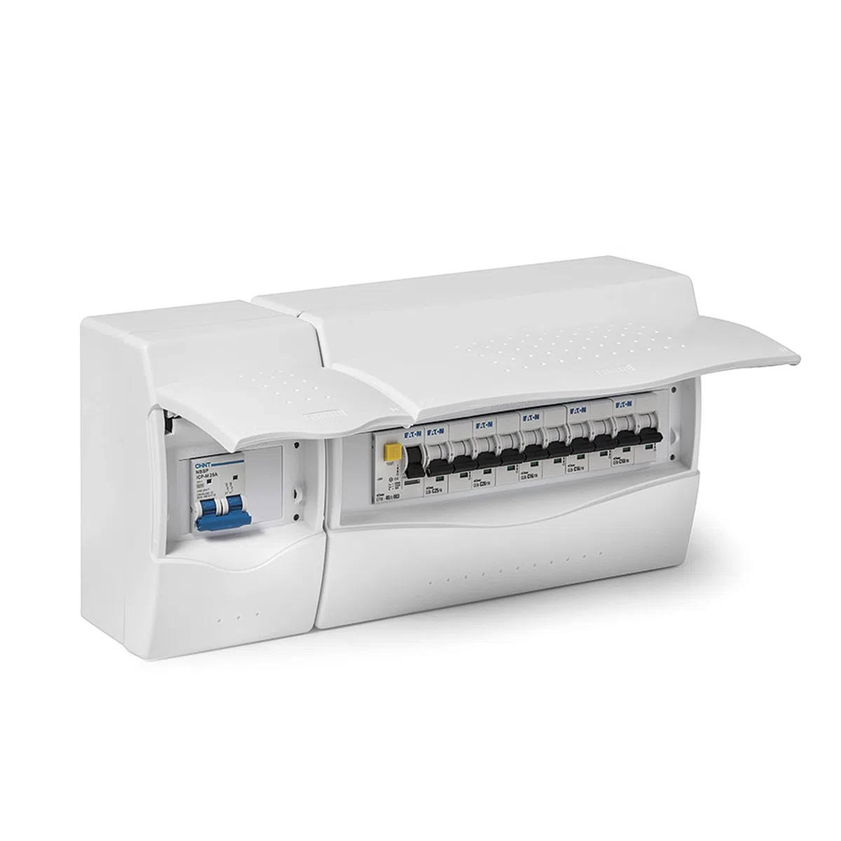 FAMATEL – Armario Nuova superficie | IP 40 | ICP 32+14 elementos | 195x404x100 | Puerta Opaca
