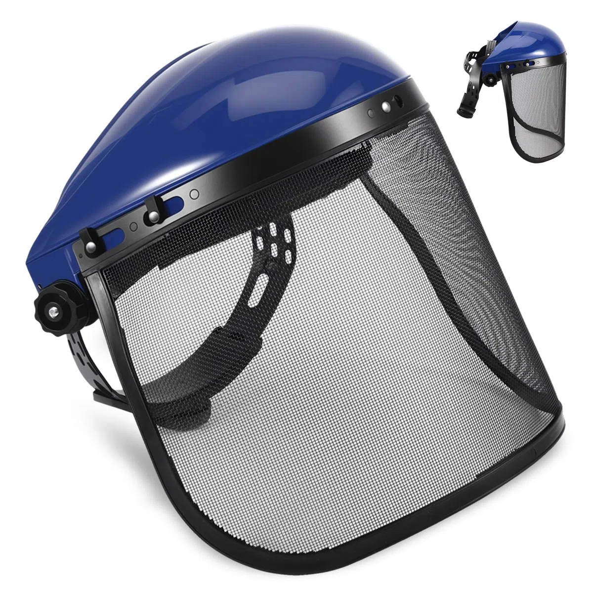 Visera Facial, Cortadora de Césped de Jardín Escudo Facial Casco Sombrero Protección Protección Ocular Visor de Cubierta Facial