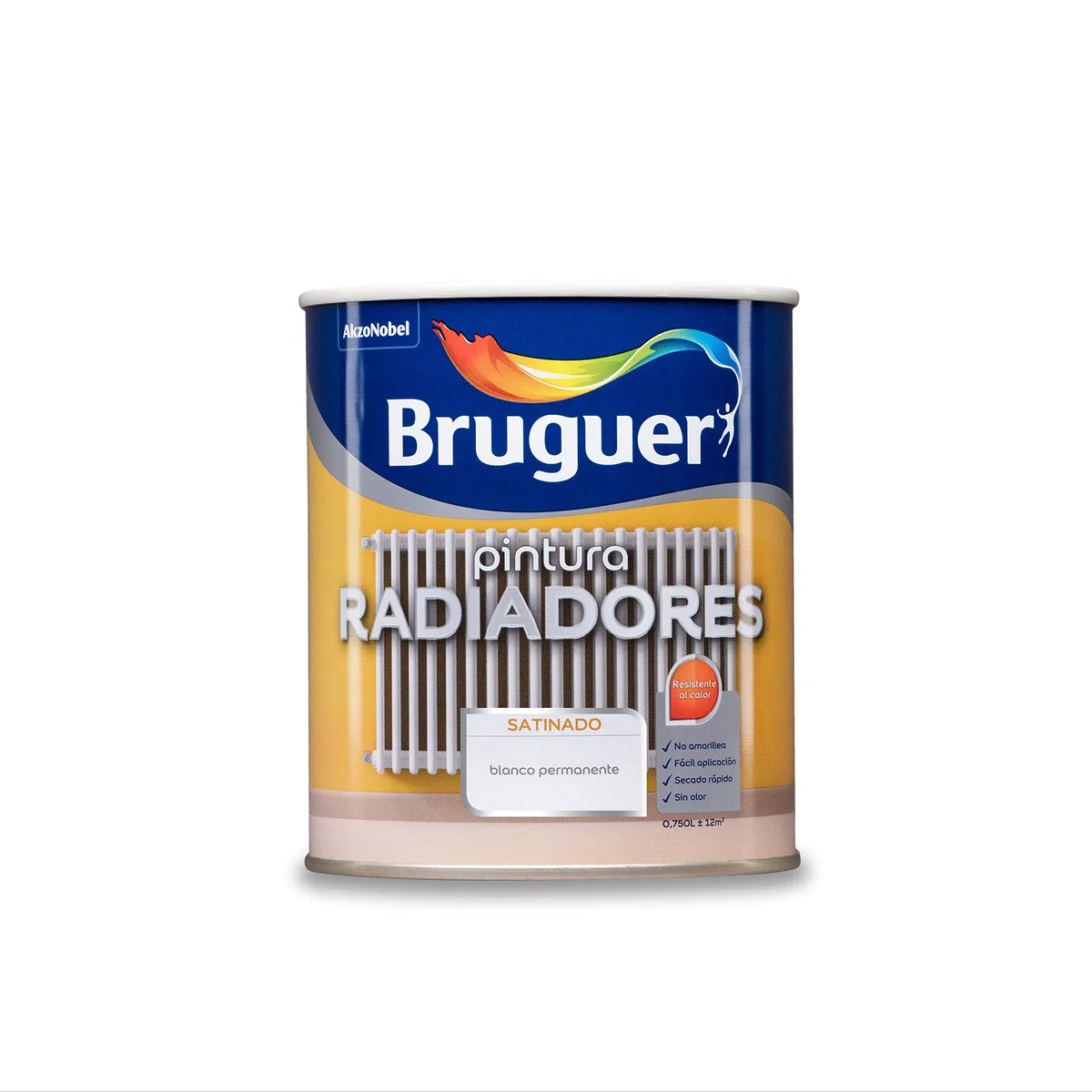 Bruguer Esmalte Radiadores Satinado Blanco 750 ml
