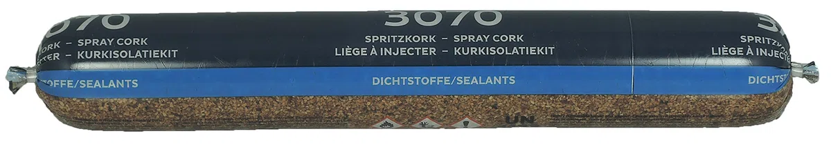 Bostik 30110970 3070 - Corcho pulverizador de plástico dentado, color corcho